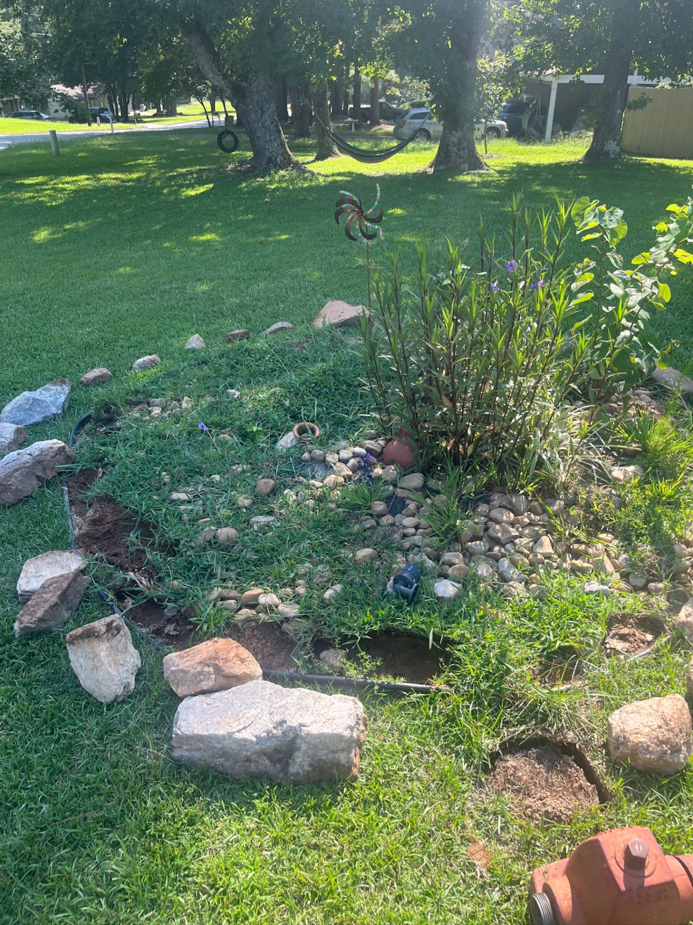 Garden bed makeover — before
